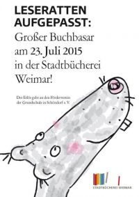 Plakat für den Buchbasar